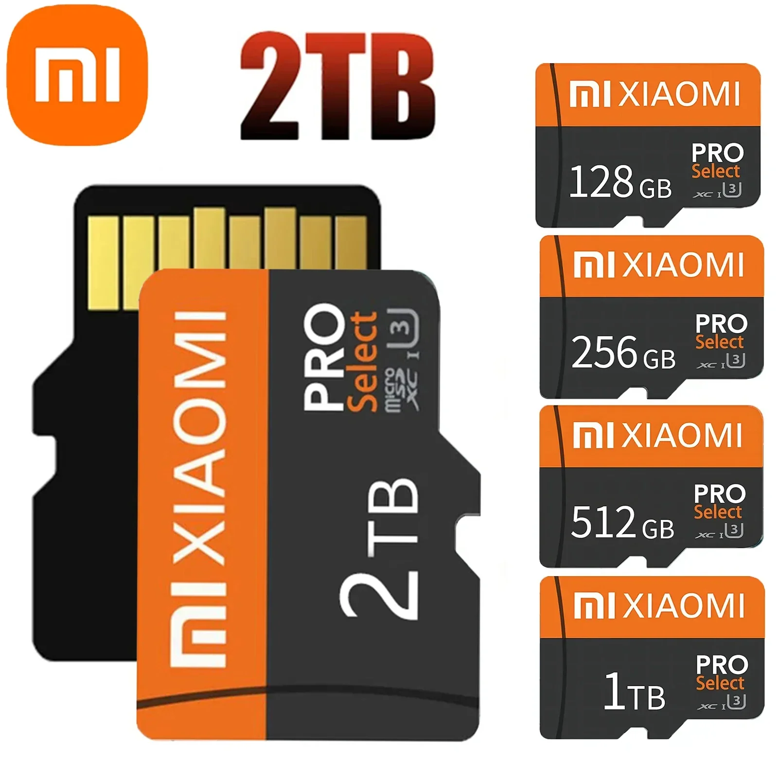 Xiaomi 2TB High Speed Memory Card 1TB 512GB 256GB Class 10 Micro TF SD Card 1TB SD Memory Card for Nintendo Switch Phone/Ps4