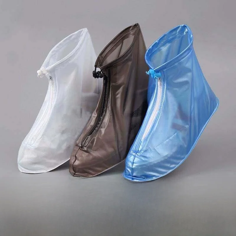 

Waterproof Thickened Anti-Slip Shoe Covers for Men And Women Children Transparent Rain Boots Adult Rain Shoes for Rainy Days