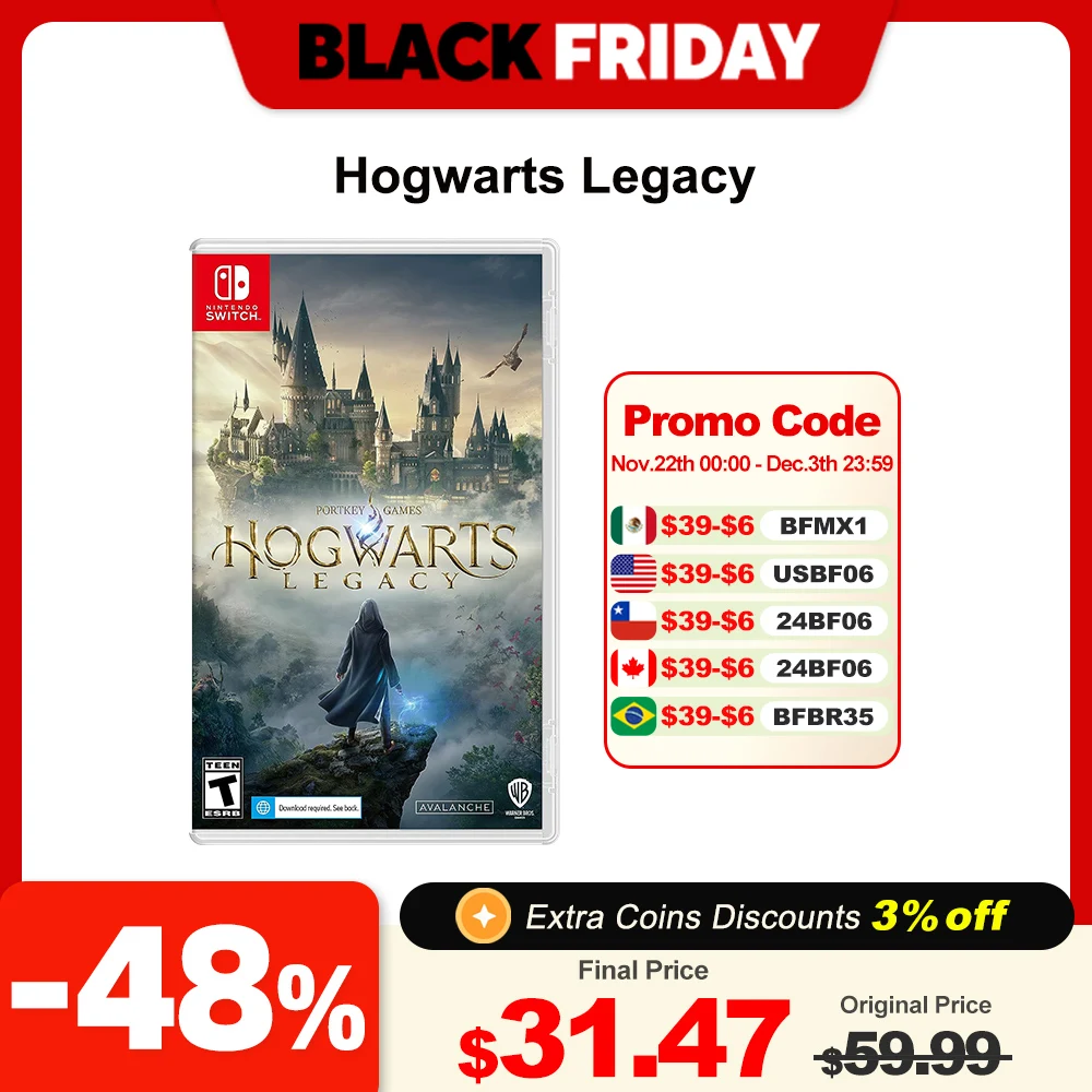 Hogwarts Legacy Nintendo Switch-Spielangebote, 100 % originale physische Spielkartenunterstützung, Einzelspieler-RPG-Genre für Switch OLED Lite