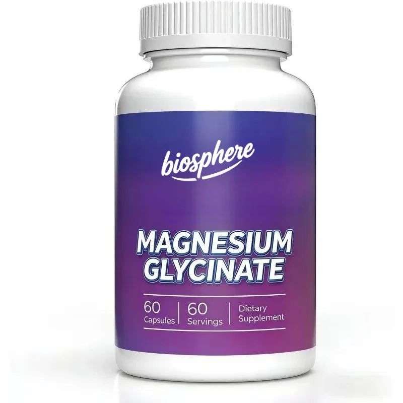 

Magnesium (Glycine) 120mg - Muscle and Metabolic Health Support -60 capsules