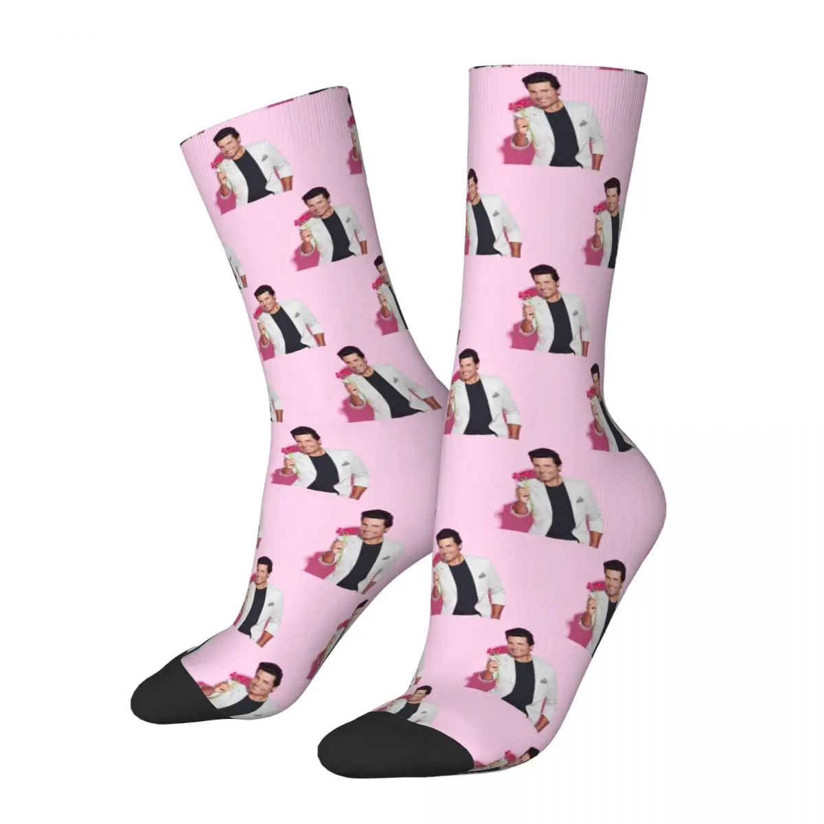 Autumn Winter Fashion Women Men Chayanne Socks Latin Pop Singer Actor Artist Non-slip Crew Socks