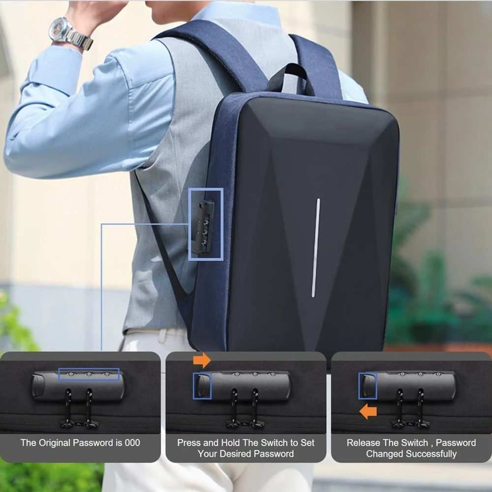 Hard Protective Backpack for Starlink Mini Dish and All Accessories Storage Bag Case Anti-theft Water-resistant Travel Bag