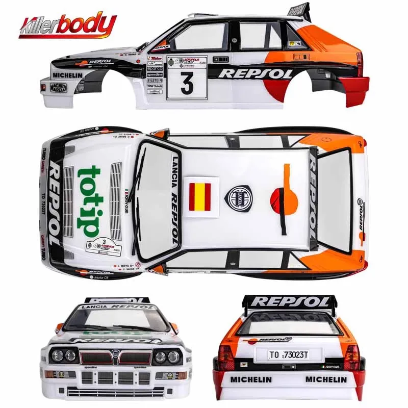 Killerbody 1/10 RC 4WD Szczotkowy Model Symulacyjny z Napędem na Tył, Samochód Rallyowy Terenowy VENUS PC, Karoseria, Zdalnie Sterowany, Zabawka dla Dorosłych