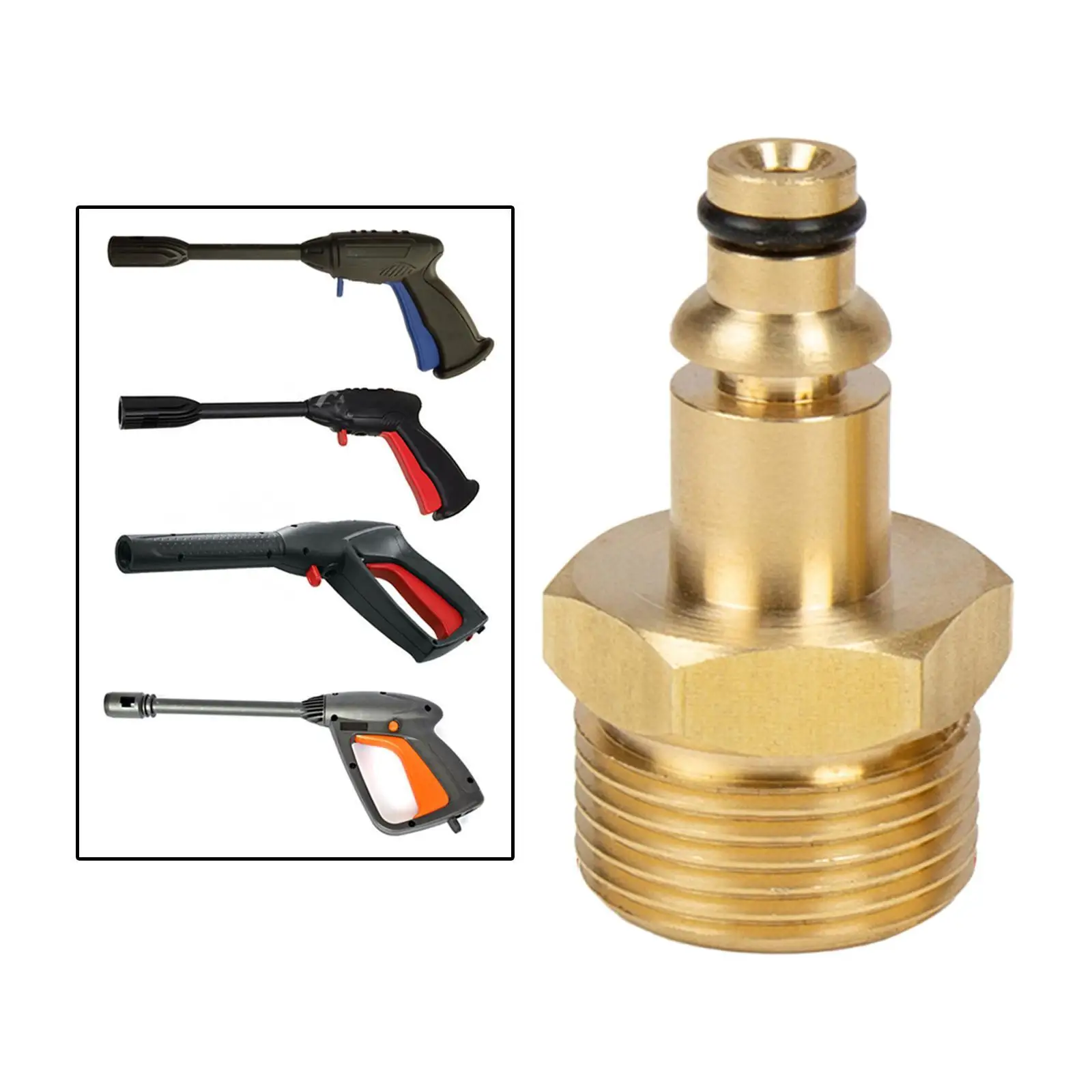 Hose Connector Solid Brass Connect and Disconnect for Pressure Washer