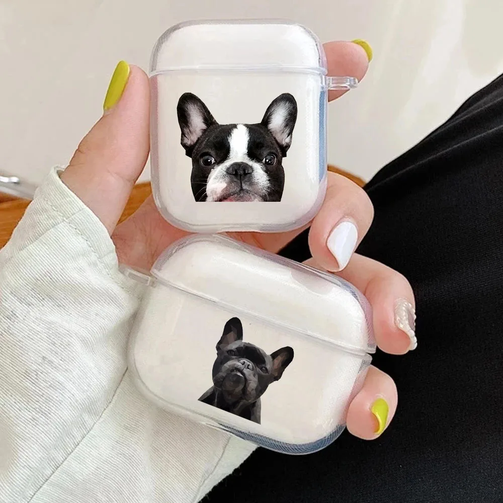 French Bulldog Cute Dog Airpod Cases 3 dla 2 1 Pro Pro2 Pods Gen Air Pods Pro Cover Funny Lovely Pet Earphone Cartoon Box Coque