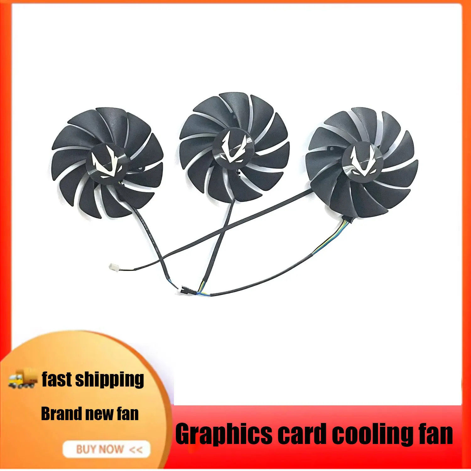 New 89mm 4pin DC 12V 0.40A CF9015H12S RTX 3080 3090 GPU Fan for Zotac RTX 3070 3070TI 3080 3080TI 3090 AMP Graphics Cooler fan