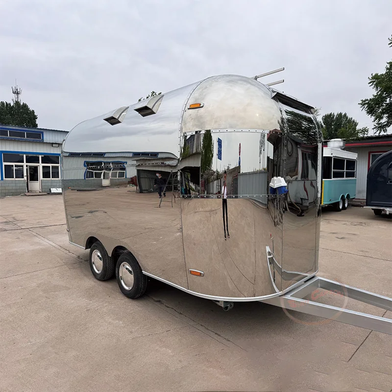 Qingfeng High-End Food Trailer Stylish Design Portable Delicacy Freedom on Wheels