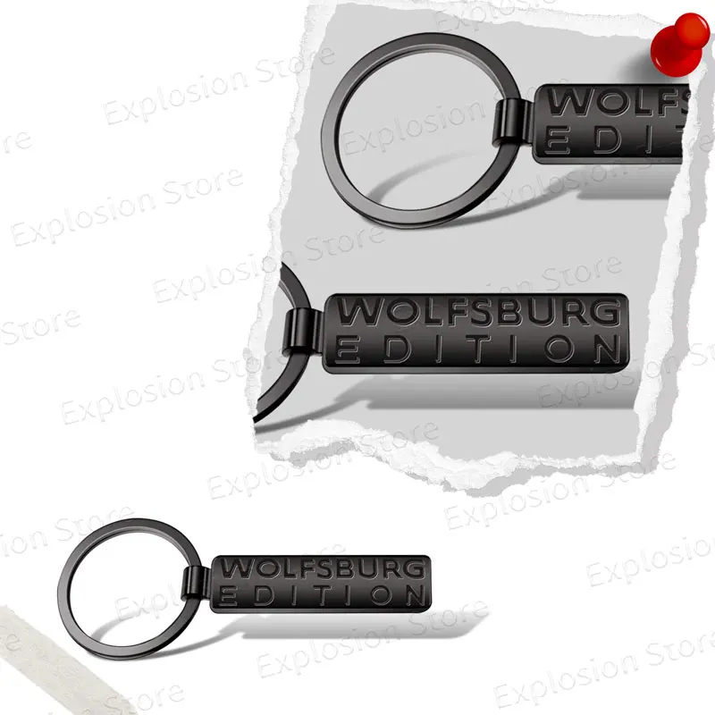 Car Key Chains Keyring Wolfsburg Edition Logo Pendant Metal Keychain Holder For VW Golf Polo Tiguan Passat TDI Beetle Jetta