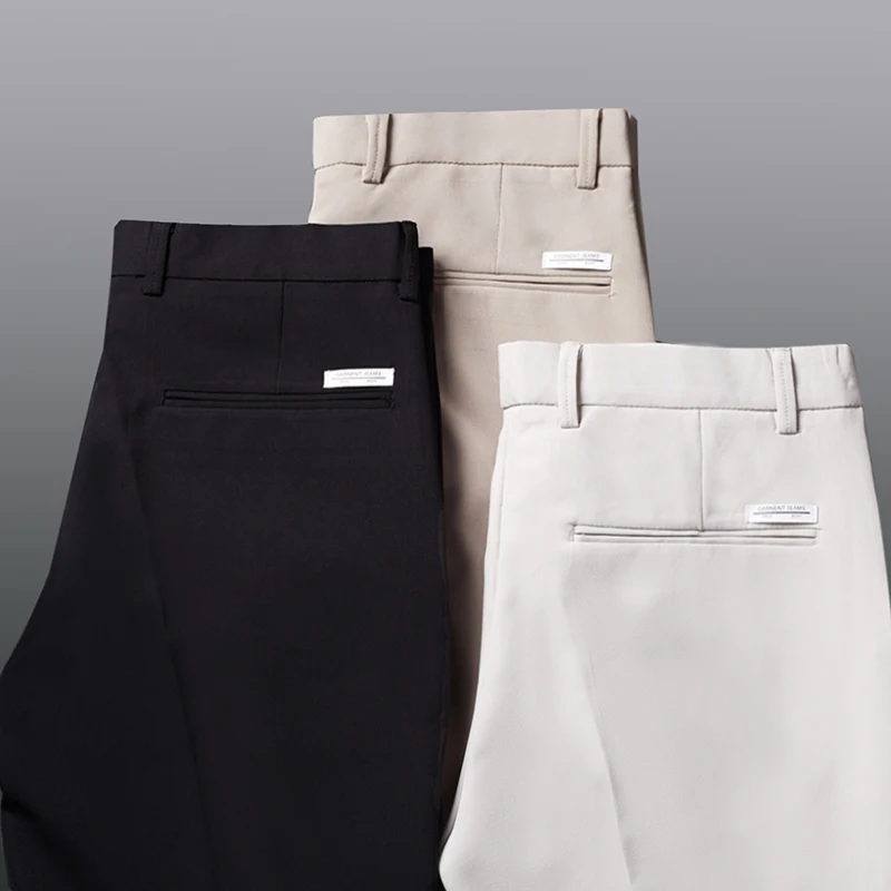 Golf Spring/Summer Men's Thin Pants Modelson Silk Elastic Breathable Casual Pants