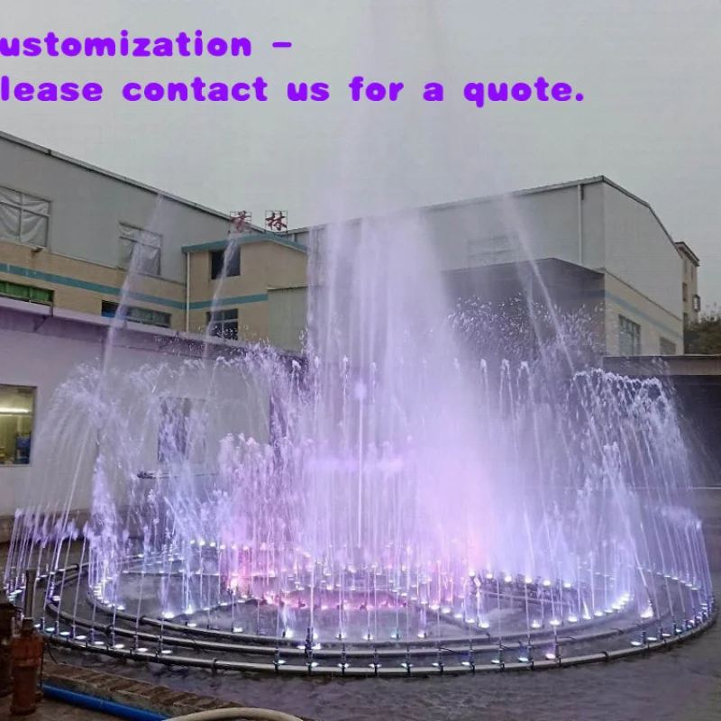 

Музыкальный фонтан Custom.Fenlin для улицы, большой, из нержавеющей стали, для шоу, сада, озера, пруда, бассейна