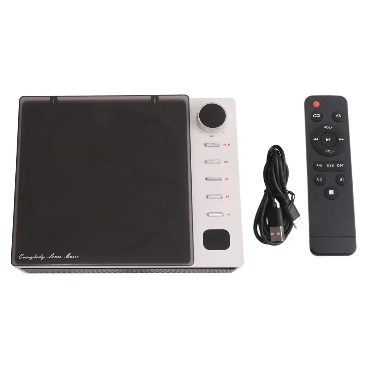 N93R Portable Cd Player Wireless Bluetooth Speakers FM Radio Music Album Player Home CD Machine English AB Repeater
