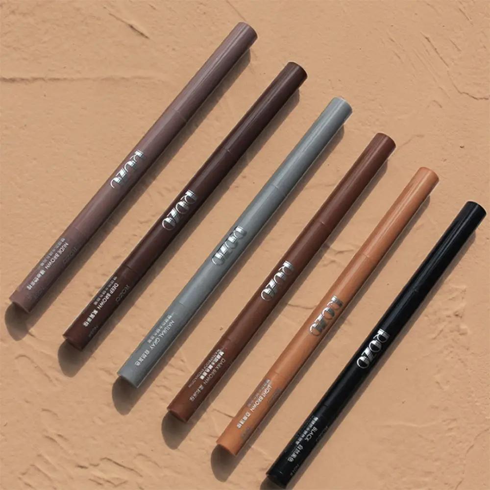 Waterproof Double Heads Eyebrow Pencil Sweatproof Long-lasting Eyebrow Brush Non-Smudged No Decolorization Eyebrow Pen Makeup