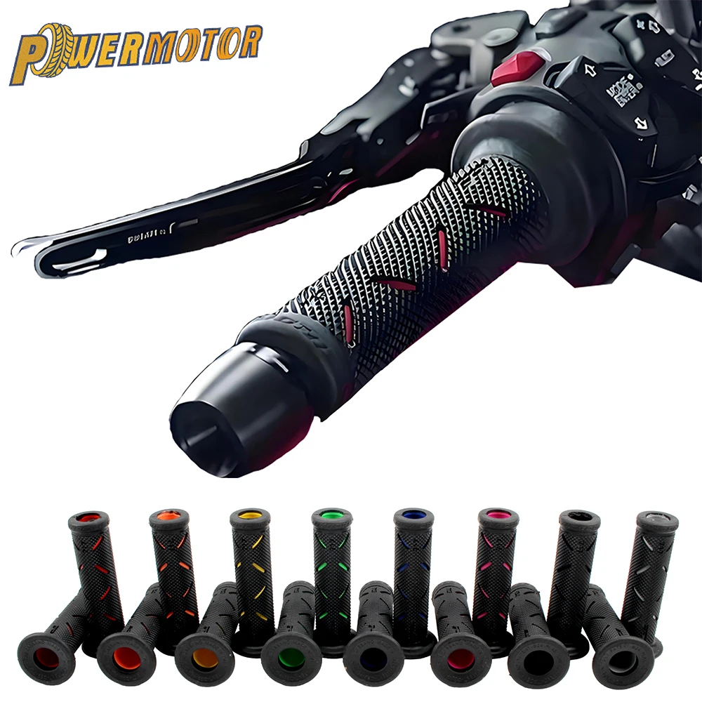 Universal Motorcycle Grips Handlebar Rubber Modification Accessories Moto Motocross Handles for Honda Suzuki Ducati Benelli