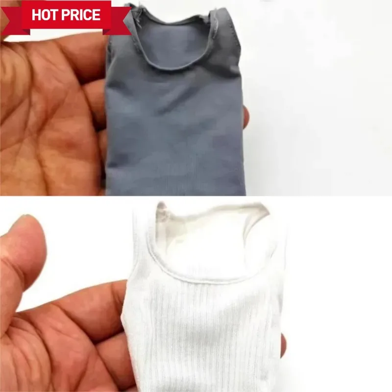 

1/6 Scale Male Soldier White Grey High Elastic Vest Strong Splicing Vest Clothes Model for 12inch Action Figure Doll Toys
