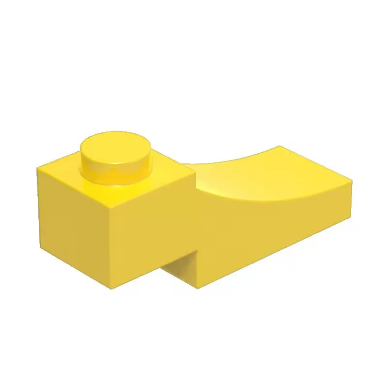 50 Stück Puzzle-Teile 70681 Bogen 1x3 Umgekehrte Bausteine Set Verbinder Schrägstein Lernspielzeug Geschenke – Detail 6