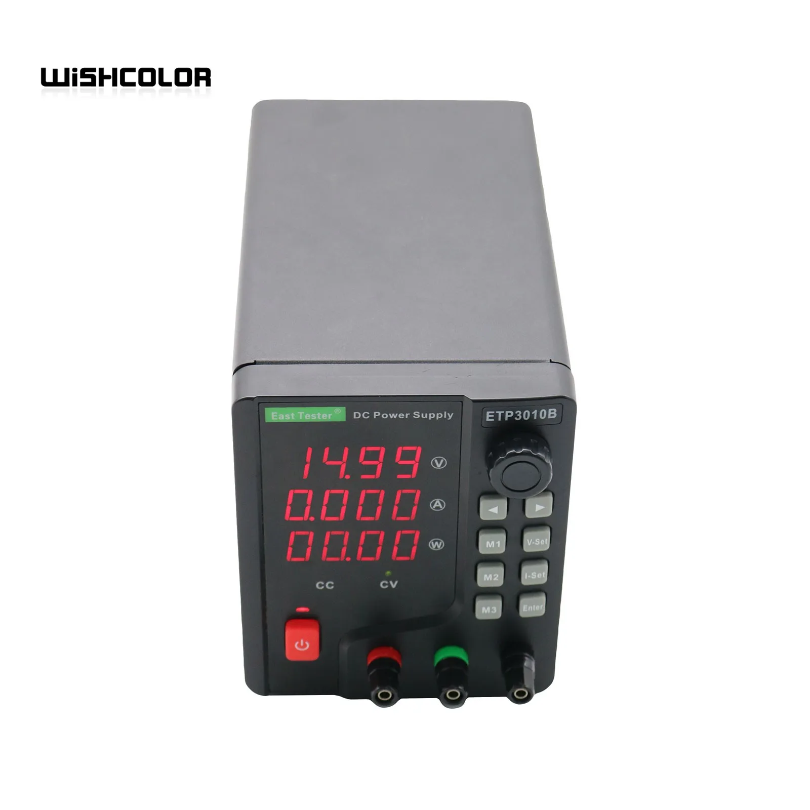 Wishcolor ETP1506B 0-15V 90W Single Channel DC Regulated Power Supply 4-digit LED Digital Display for CC/CV Automatic Test