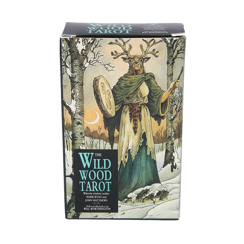 Wild Wood Tarot Cards Astrologers Mysterious Destiny Divination Playing Cards Children Adults Kid Board Game Toys Birthday Gift