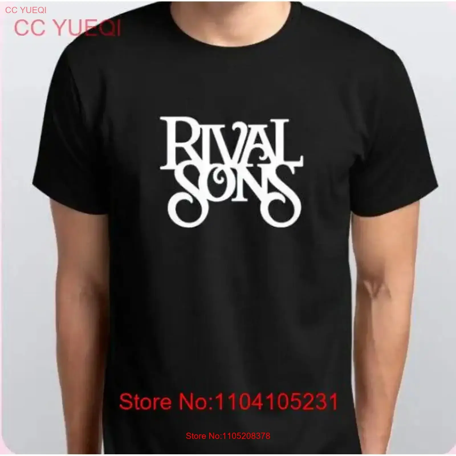 RIVAL SONS new T SHIRT sizes S M L XL XXL colours Black White vintage Washed Versatile Comfortable designer clothes