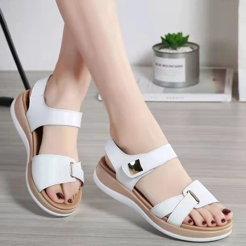 

Sandals for Women Platform Wedge Open Toe Back Strap Slippers Summer City Walk Beach Holiday Casual Sandals Sandalias Mujer 2025