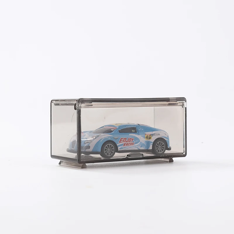 Transparent Car Storage Box 1/64 for Hot Wheels Classify Parking Lot Models Toys for Boys Display Case Dust and Moisture-proof