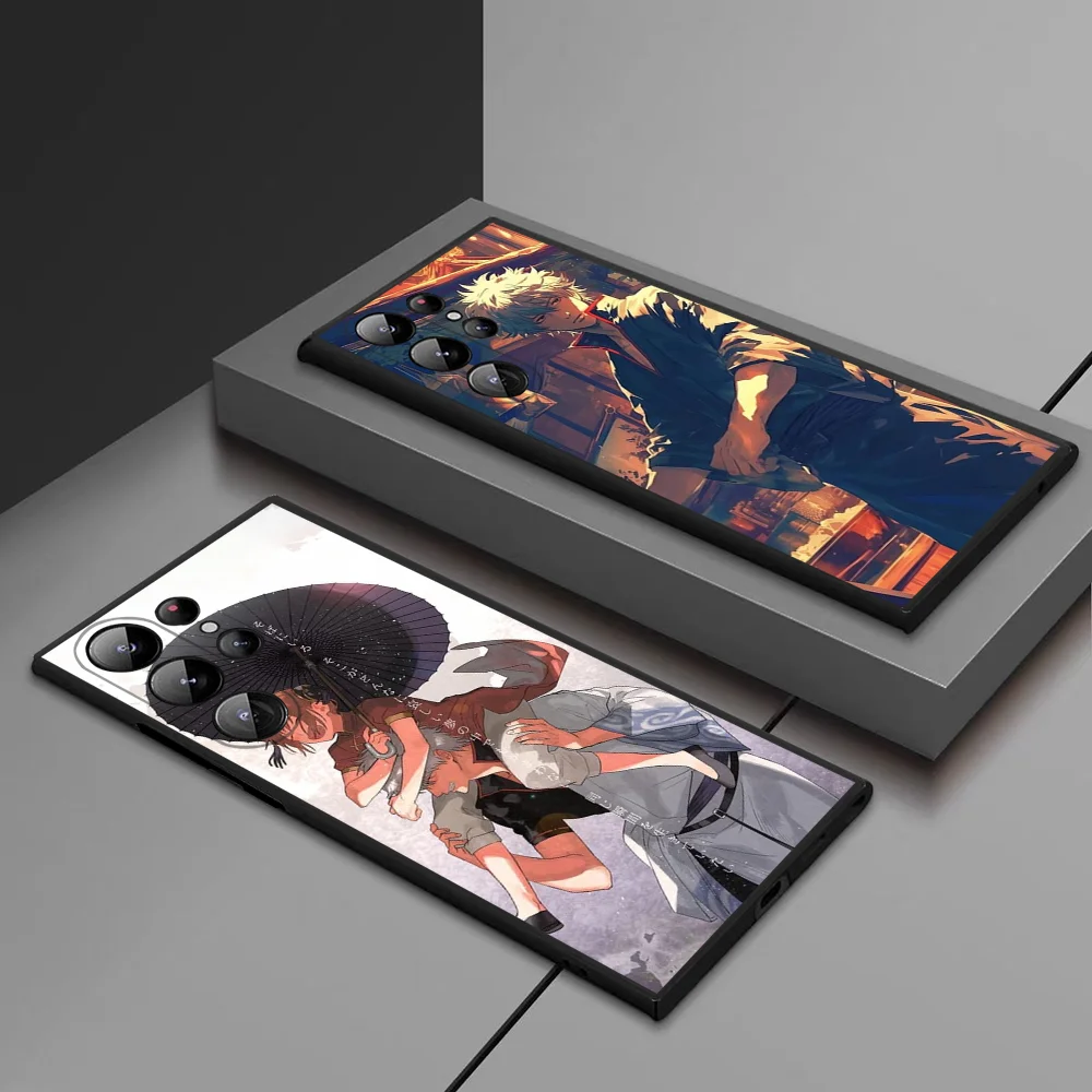 

Classic Hot GinTama Fun Phone Case For Samsung Galaxy S25 Ultra S22 S23 S24 Ultra S21 S20 5G Protective Soft Silicone TPU Funda