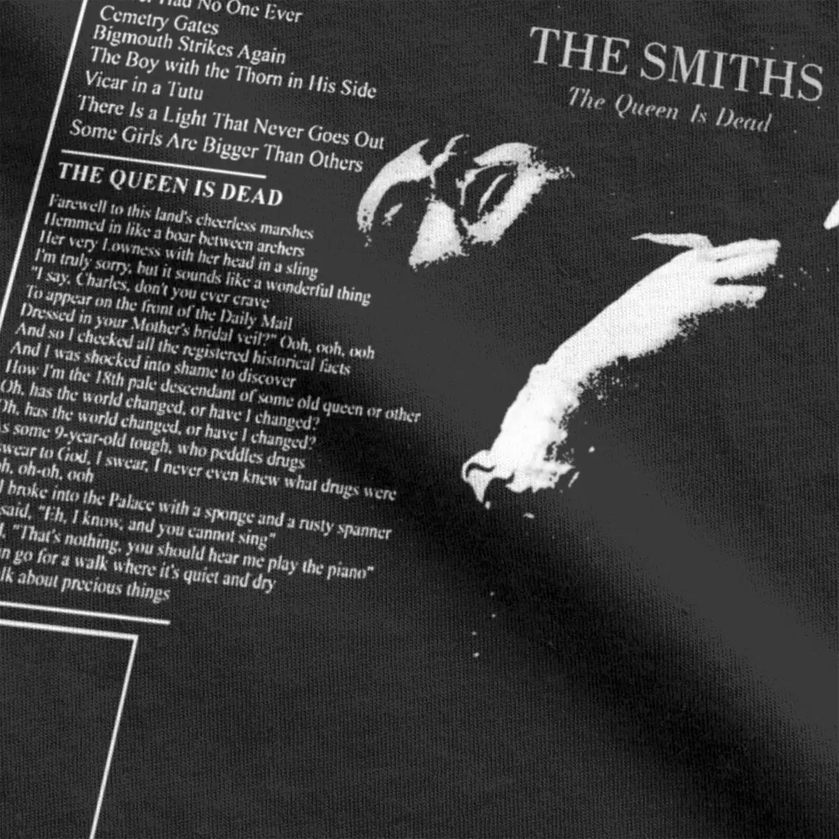 The Smiths The Queen Is Dead Men\'s T Shirts Vintage Tee Shirt Short Sleeve Crew Neck T-Shirt 100% Cotton Plus Size Clothes