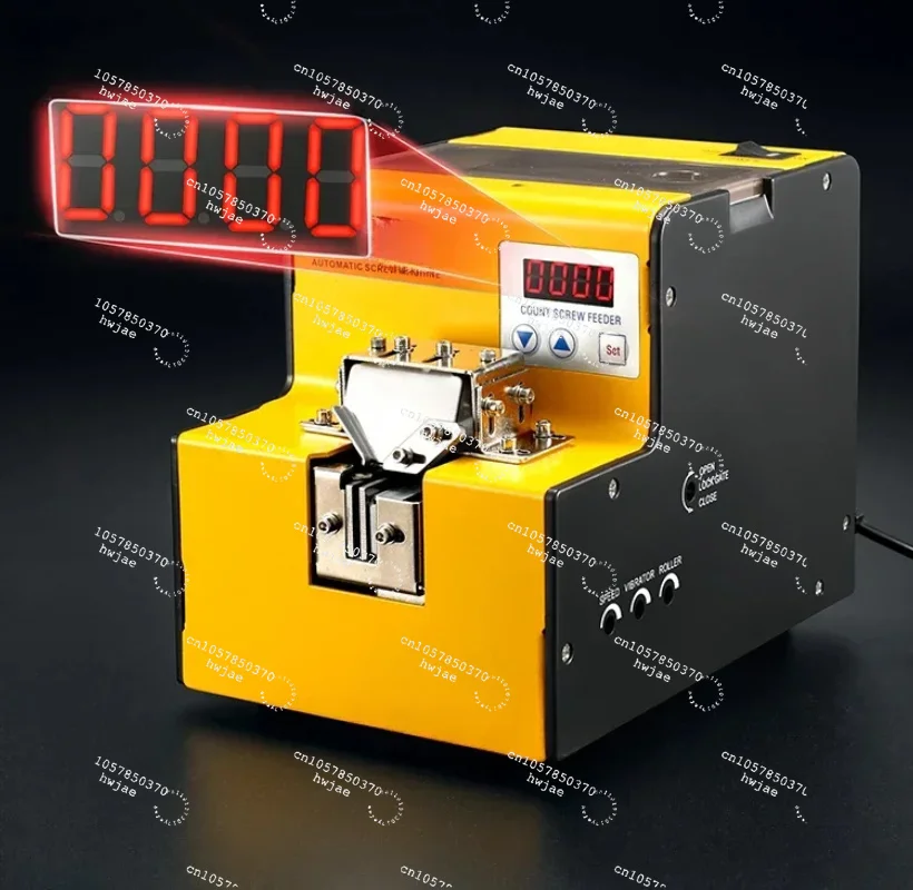 1060 Fully Automatic Screw Machine Small Adjustable Track Digital Counting Screw Feeding And Arranging Machine