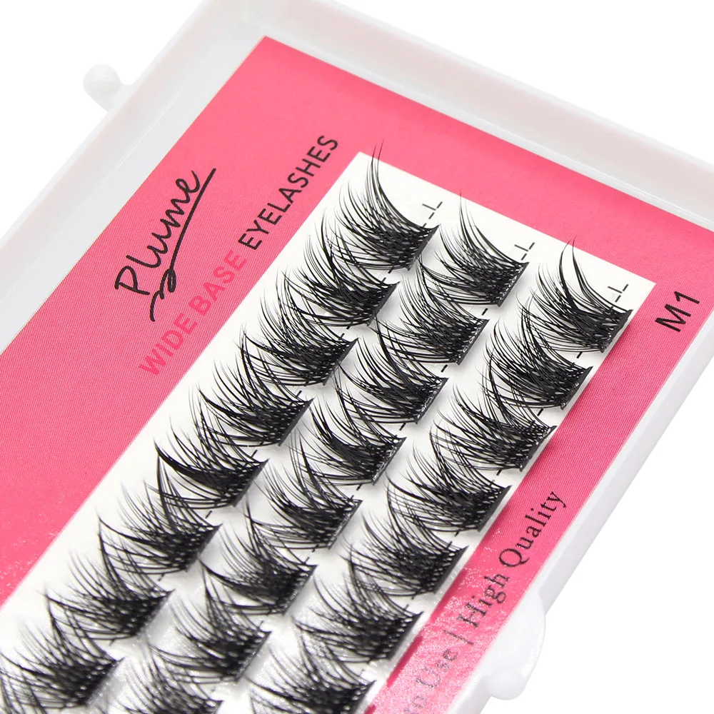 Moonlily 3D-Wimpernverlängerung aus Seide, lose segmentierte DIY-Cluster-Falsche Wimpern, superweicher, natürlicher Stil, persönliches Make-up, Zilien – Detail 18