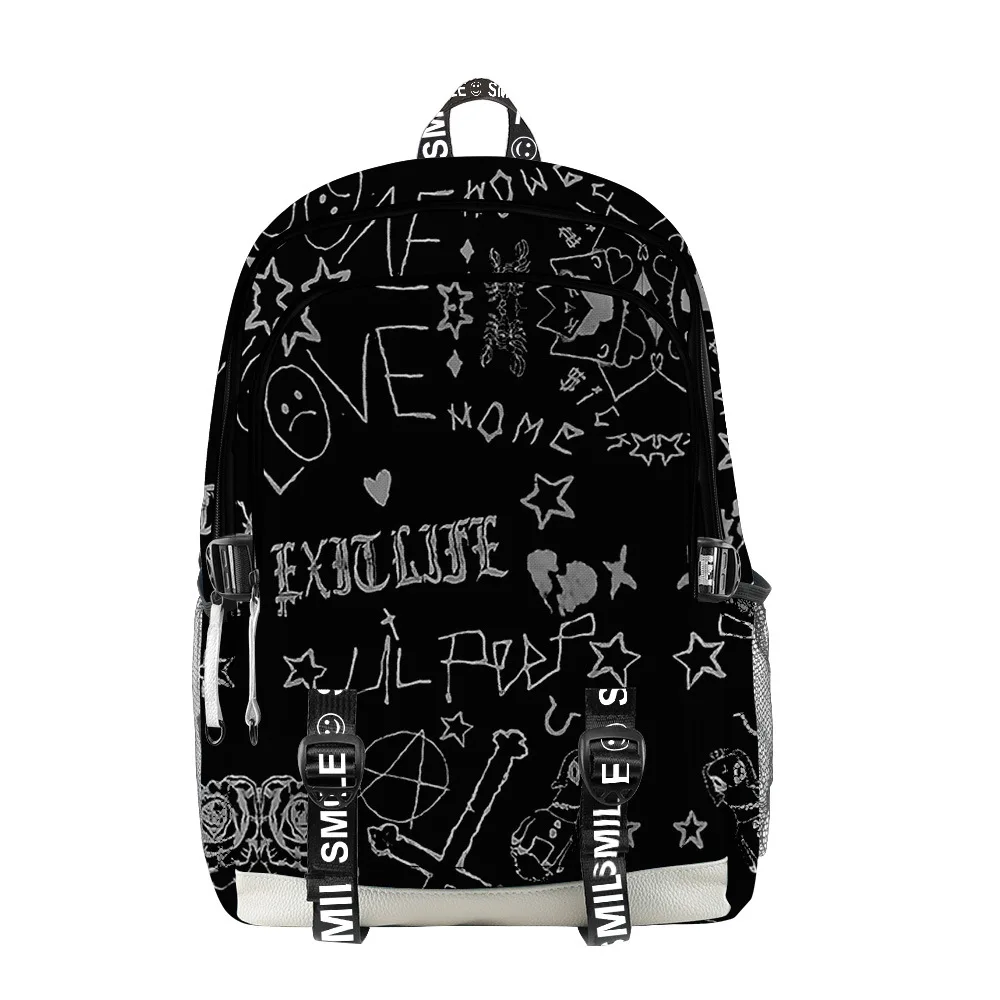 

Lil Peep Love Laptop Bags Women Men Backpacks Student Backpack Teenagers School Bags Boys Girls Travel Oxford Bags Waterproof