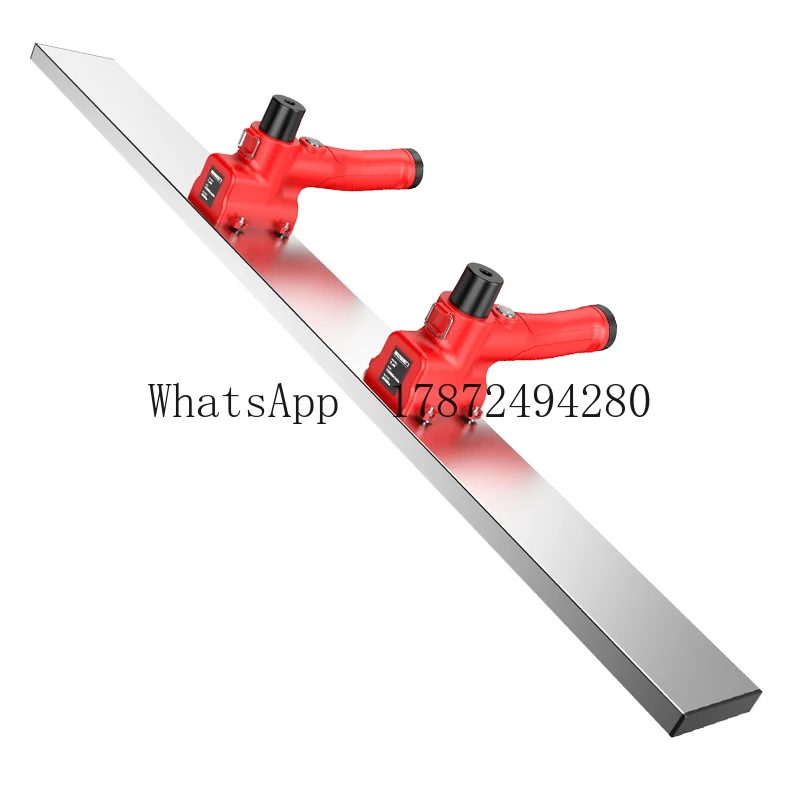 Electric concrete scraper stainless steel wall leveler lithium battery vibration level meter vibration ruler flat machine