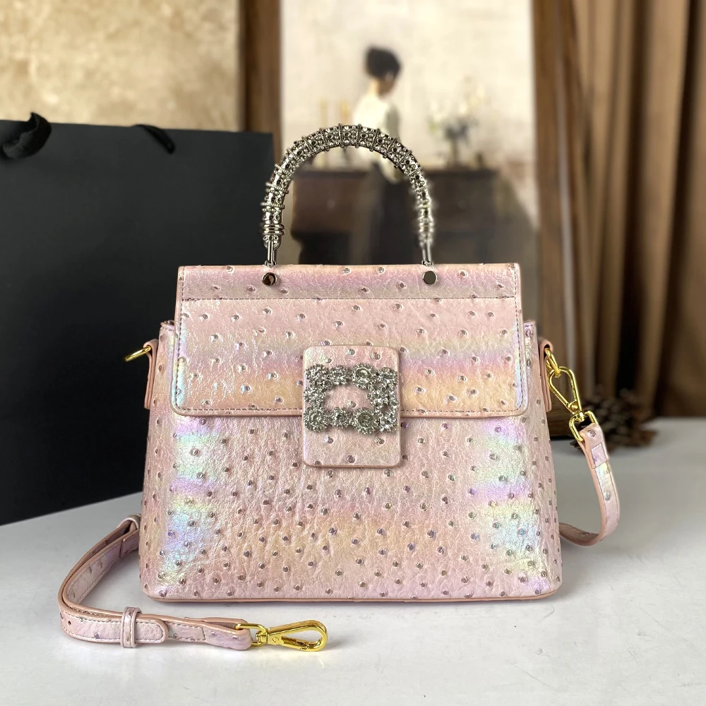 

Роскошная женская сумка через плечо, новая легкая высококачественная сумка, модный дизайн с лазерным светом для поездок на работу и покупок