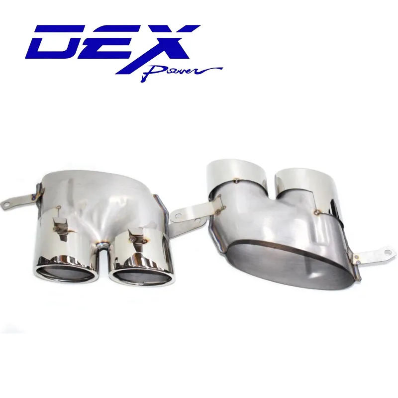 Upgrade 16-18 For Audi A6 A7 Stainless Steel Car Rear Exhaust Pipe Muffler Tip Tailpipe S6 S7 FStainless For Optimal Performance