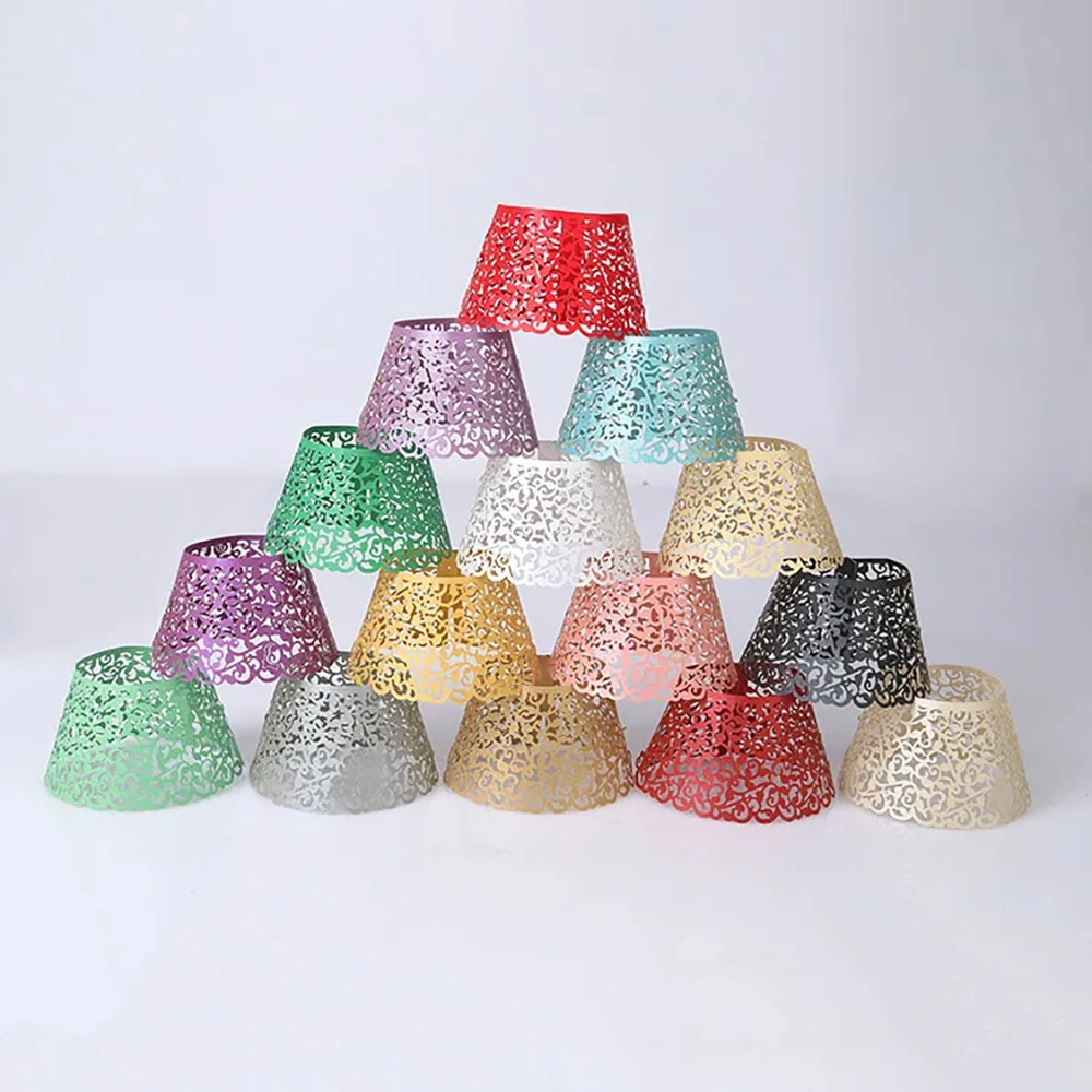 Hot cup cake paper 50pcs Little Vine Lace Laser Cut Cupcake Wrapper Liner Baking Cup Muffin cake tool A186