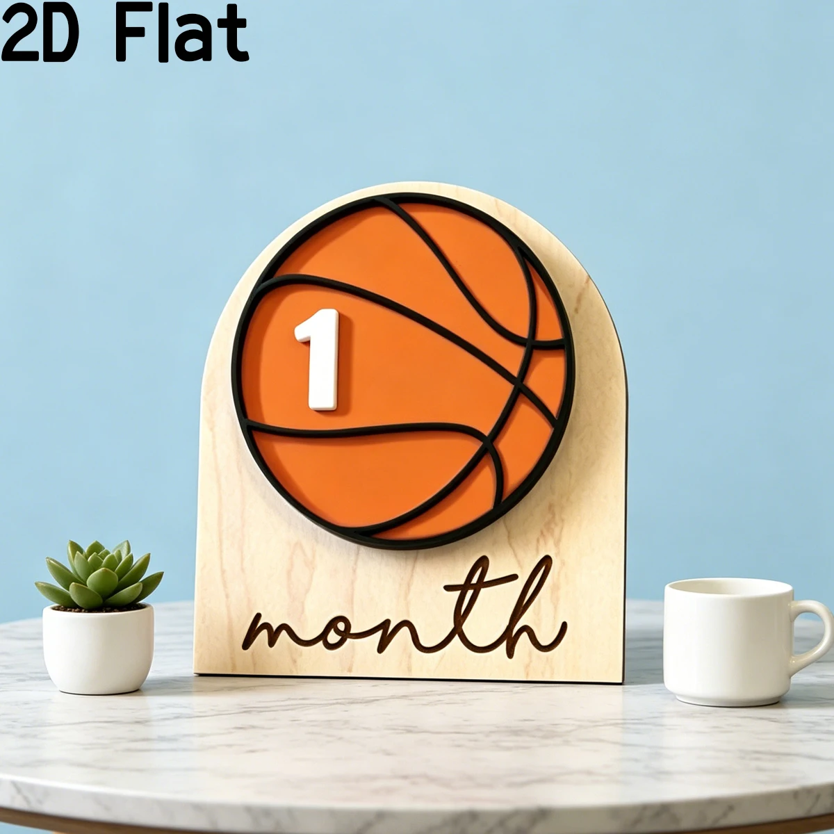 Baby Nursery Office - 1Pc Custom Birth Record Wooden Plaque