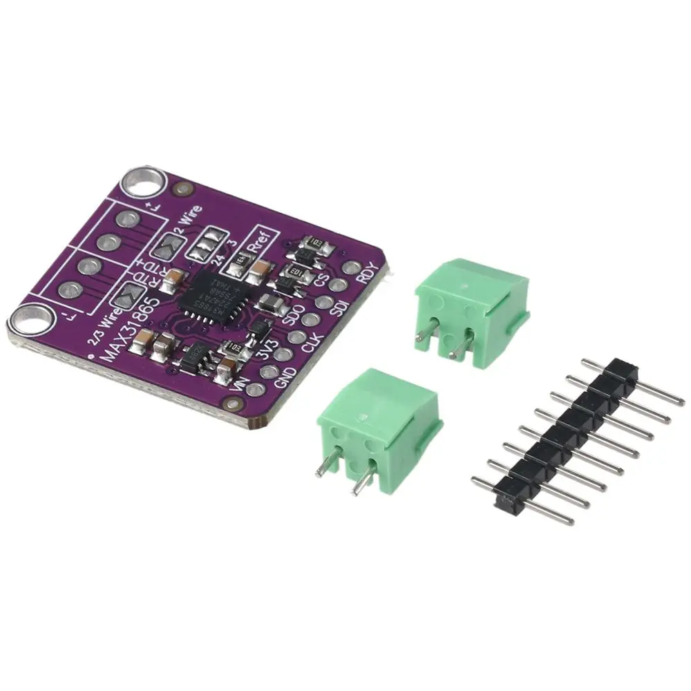 Sensor de termopar de temperatura RTD de 3,3 V/5V MAX31865 PT100-PT1000 módulo amplificador de Sensor de temperatura para Arduino DIY