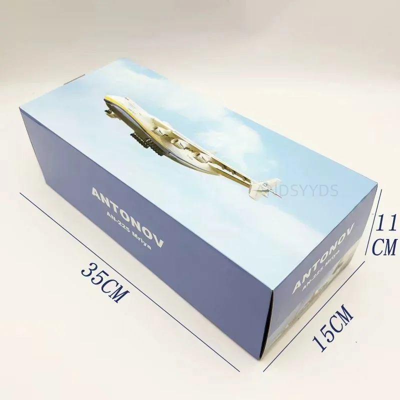 New 30CM Resin ANTONOV Airplane Model An-225 1/280 Scale an225 Airlines Plane Model Aircraft for Aviation Enthusiasts Gifts