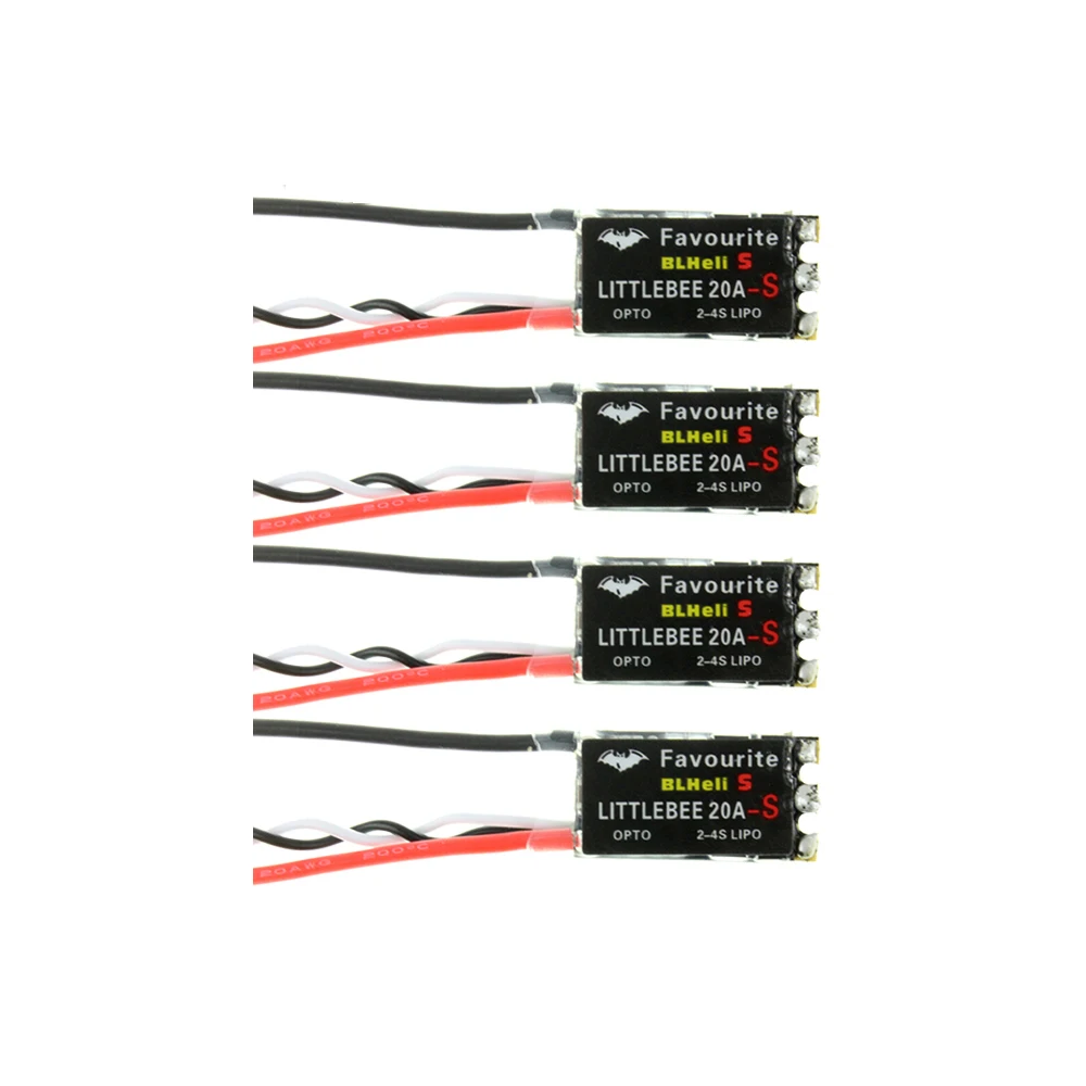 

Favourite FVT LittleBee 30A-S 30A-S ESC BLHeli_S OPTO 2-6S Supports Mulitshot Oneshot42 OneShot125