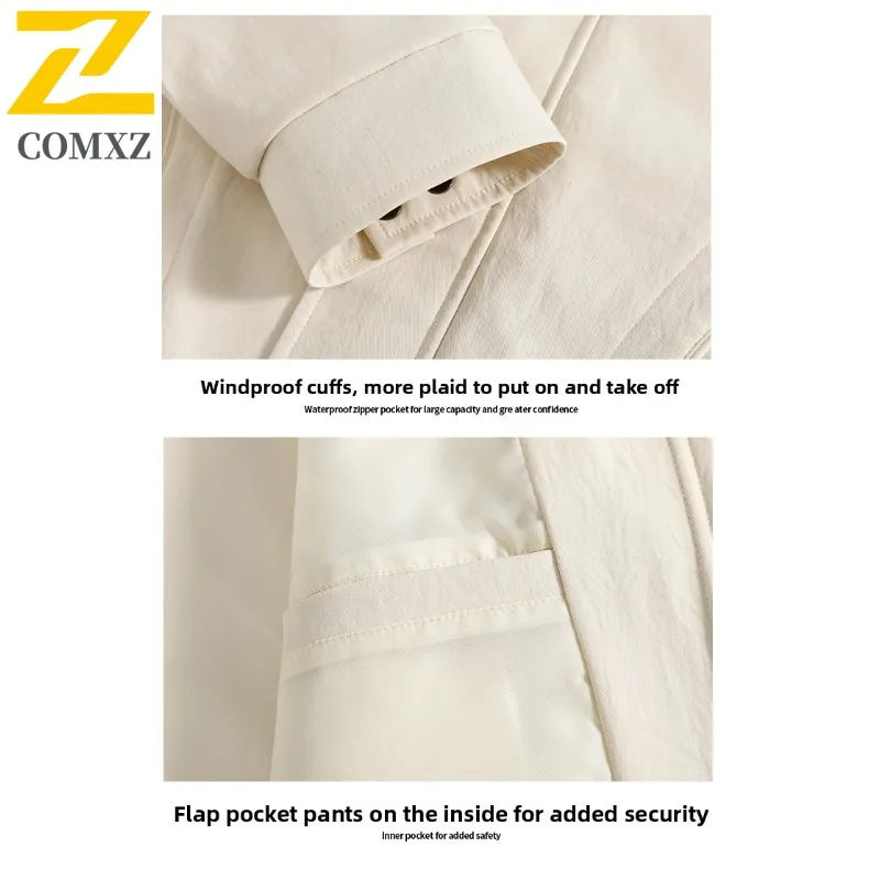 Maxbarley Men Plus Size Casual Stand Collar Jacket 2025 Loose Fit Slim Coat Comfortable Lightweight Fashionable Trendy Outerwear