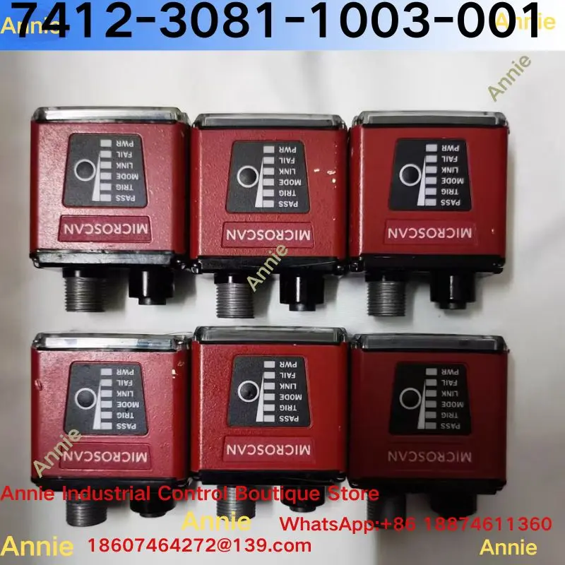 Second-hand test OK  Model 7412-3081-1003-001 Fixed Code Reader ID-40