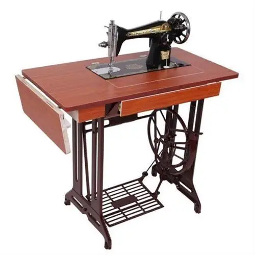 Household old-fashioned sewing machine, trapeze foot-pedal manual sewing machine head bee can eat electric