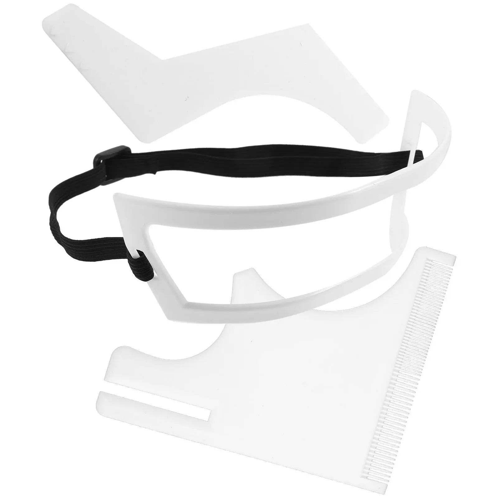 

Набор для формирования бороды и усов: шаблон для бритья по контуру шеи, инструмент для стрижки волос для мужчин