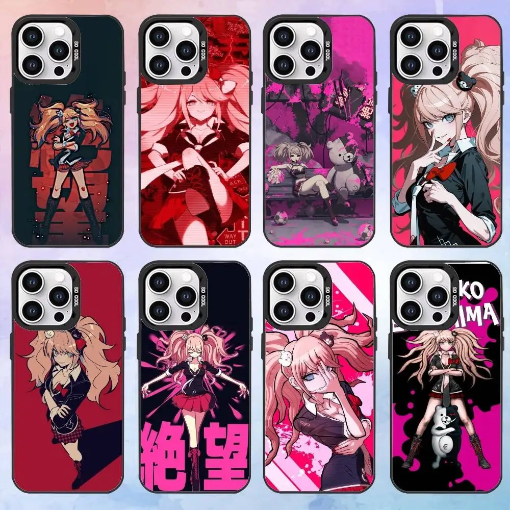 

J-Junko Anime EnoshimaS Phone Case For iPhone17,16,15,14,13,12,11 Plus,Pro Max Black Candy Matte Shockproof Cover