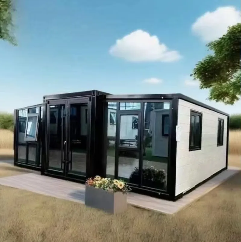 Convenient Maintenance Foldable Prefab Container House Detachable Wall Panel Easy Inspection Replacement Internal Parts Reduce