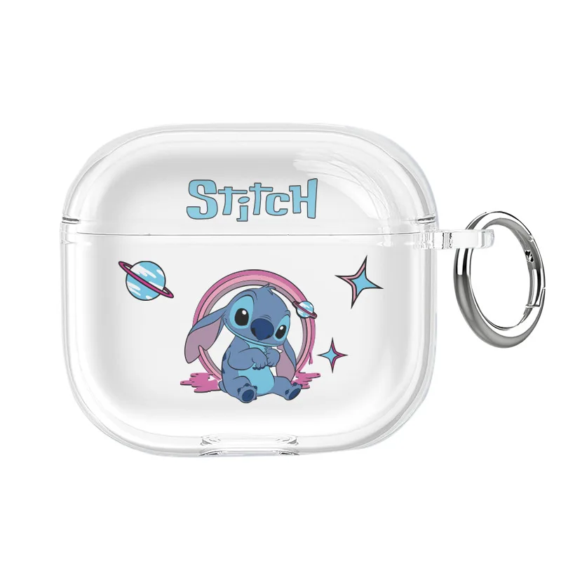 حافظة سماعة أذن كرتونية لأجهزة Apple AirPods 1 2 3 Pro 2 حافظة سماعات أذن بغرز طازجة حافظة Air Pods 4 غطاء حماية مع خطاف