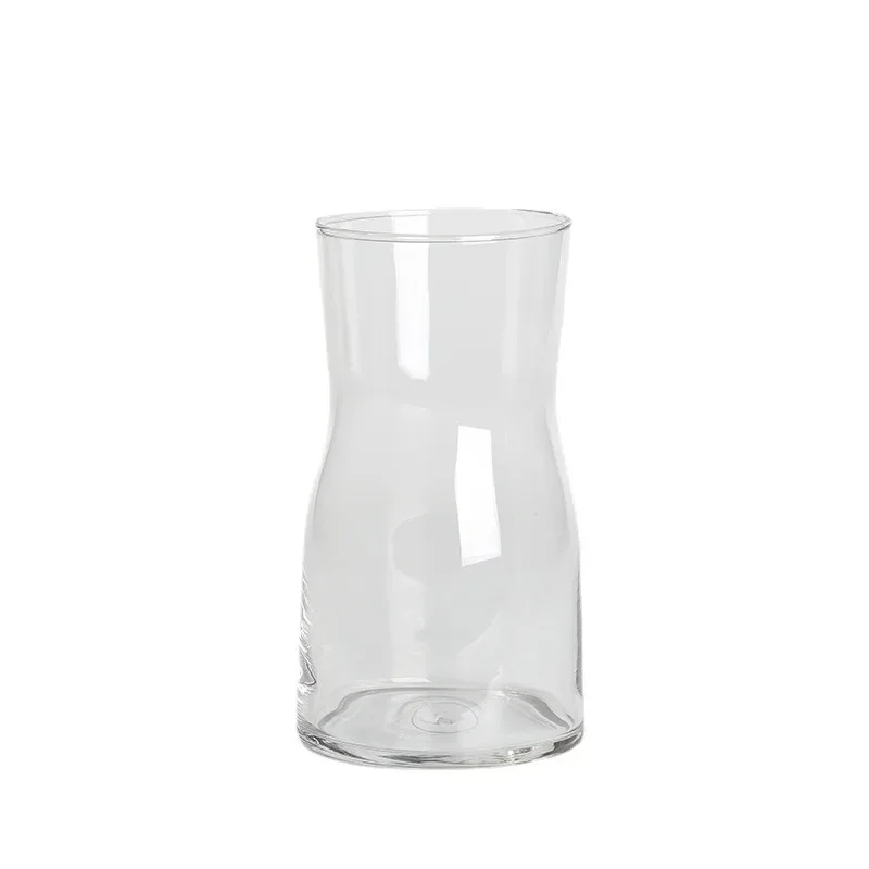 Simple ins electroplating magic glass vase transparent hydroponics vase table ornaments small vase