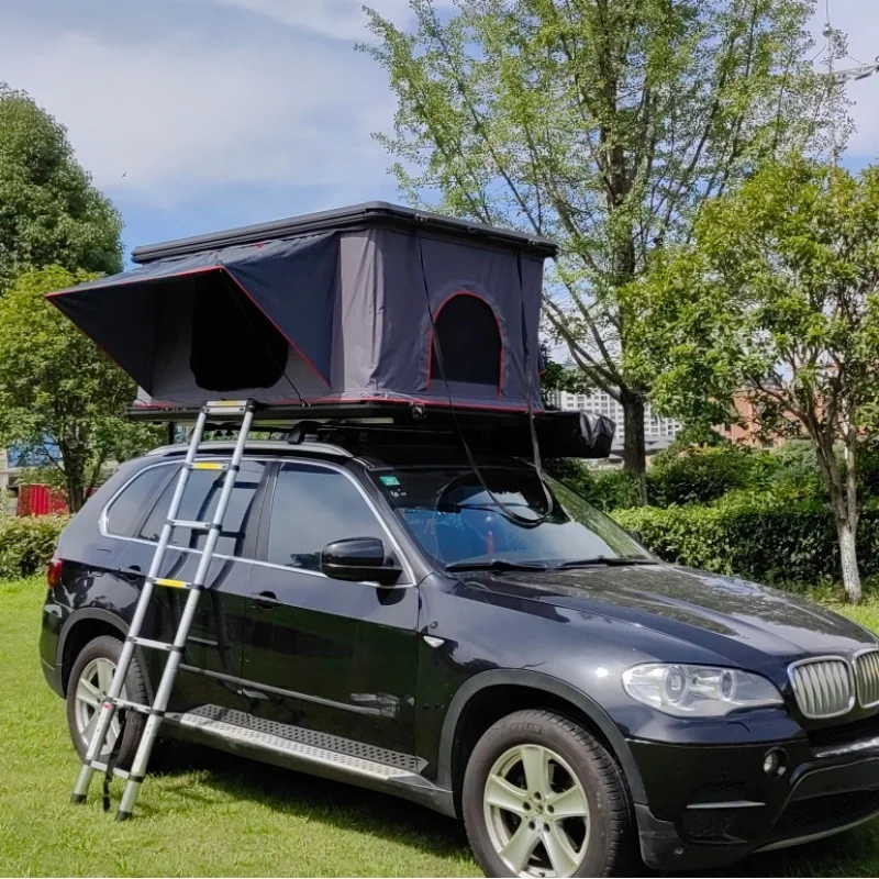 High Quality 3-4 Person Aluminum Rigid Cover Roof Camp Shelter Fit 4x4 Vehicle Water Repellent Outdoor Camping