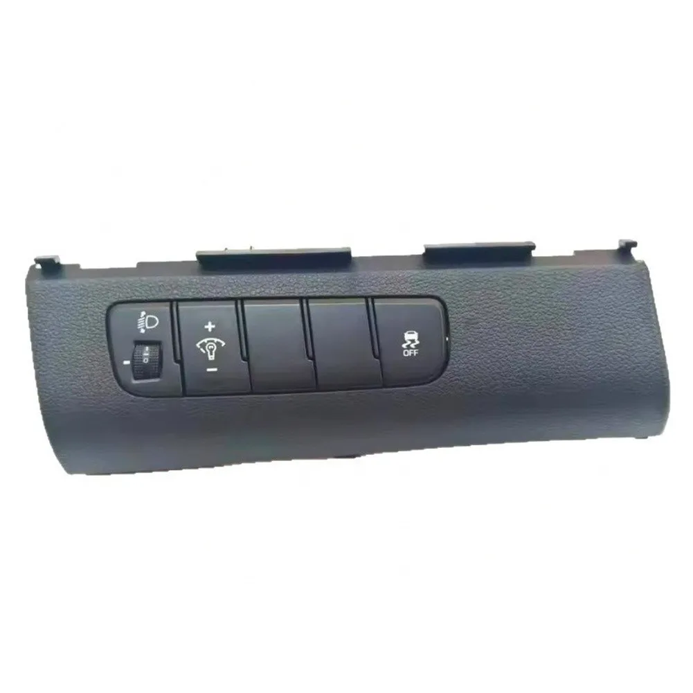 93700F2060 Instrument Lamp Switch Black Plastic For Hyundai For Elantra 2016-2018 Dashboard Light Control Replacement Part