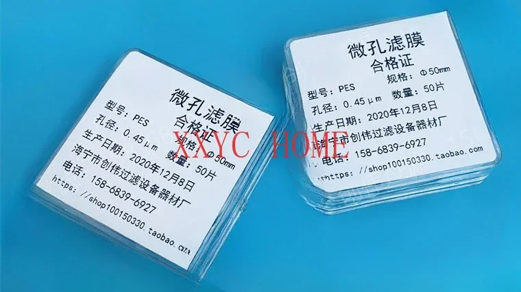 47 50 60mm pore diameter 0.1 0.22 0.45 1 3um organic hydrophilic microporous filter membrane