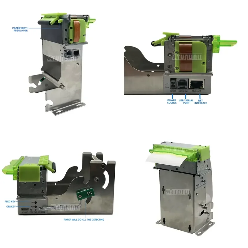 for 80mm USB Thermal Printer Self Service Kiosk Ticket Receipt Printing Mechanism DC24V POS Hardware Module for Vending