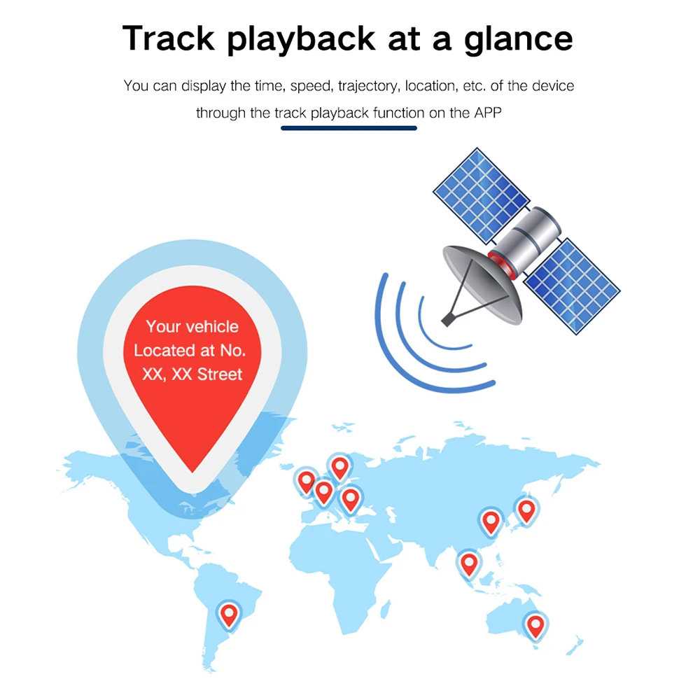 Pelacak GPS Antihilang Alarm Mini Pelacak Magnet Nirkabel Pelacak Mobil Tas Anak Lebih Tua Pelacak Dompet Pencari Lokasi Alarm Antihilang